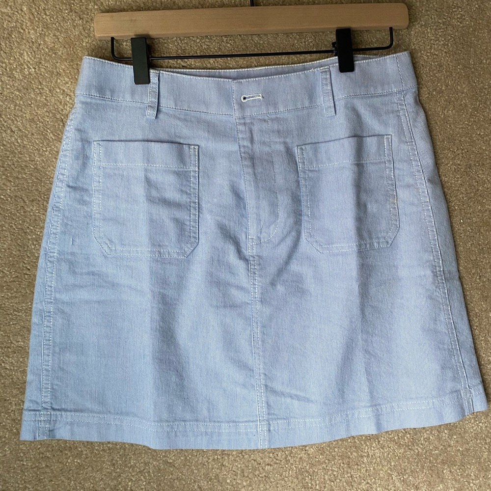 J. Crew Light Blue Mini Skirt